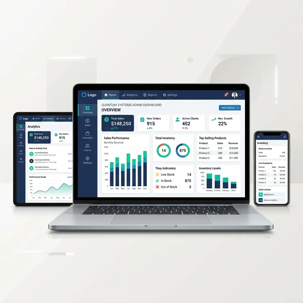Sistema Administrativo Web - Compatible con Computadora, Tablet y Celular